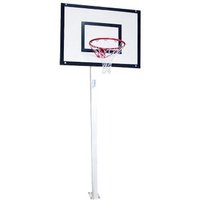 Juego Canastas Minibasket Deluxe Monotubo Fjas Con Base Para Anclaje