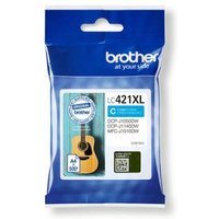 Tinta Brother LC-421XL Cian