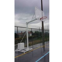 Canasta de Baloncesto Monotubo Deluxe Trasladable con Ruedas y Carro