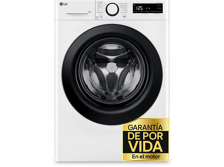 Lavadora LG F4WR5010A6W Carga Frontal 10 kg, 1400 rpm