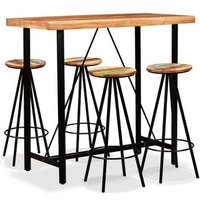 Set de Muebles de Bar Vidaxl de 5 Piezas Set de Muebles de Bar Vidaxl de 5 Piezas