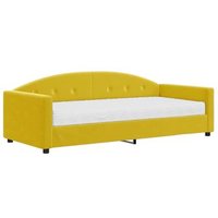 Sofá cama con colchón terciopelo 90x200 cm