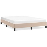 Estructura de Cama de Cuero Sintético 140x190 Cm
