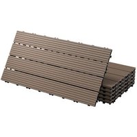 Baldosas De Patio WPC Ecd Germany 60x30 Cm