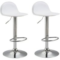 Set de 2 Taburetes Lana Simil Cuero