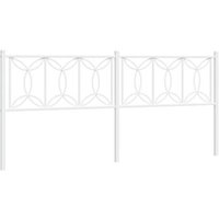 Cabecero Cama Metal Blanco 200 Cm CFW6362856