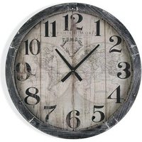 Reloj de Pared "World Map" Madera MDF