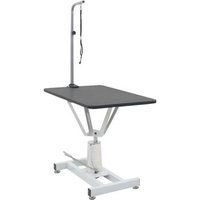Mesa de Higiene Hidráulica para Mascotas Giratoria Ajustable Vidaxl