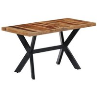 Mesa de Comedor Vidaxl 140x70x75 cm Madera Maciza Sheesham