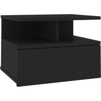 Mesita de Noche Flotante Madera de Ingeniería 40x31x27 Cm