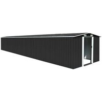 Cobertizo de Jardín Vidaxl Acero Galvanizado 257x779x181cm