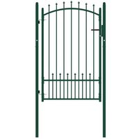 Puerta De Valla De Acero Vidaxl 100x150 Cm