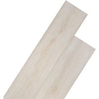 Lamas de Suelo PVC Autoadhesiva Roble Blanco Clásico 2.51m² 2mm