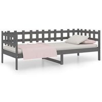 Sofá Cama Vidaxl de Madera Maciza de Pino 90x190 Cm