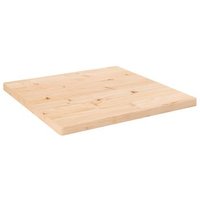 Tablero de Mesa Cuadrado de Madera Maciza 60x60x2.5 cm