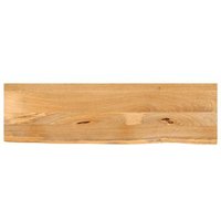 Mesa de centro de madera de mango maciza de Vidaxl (120x30x2,5 cm)