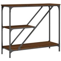 Consola de Madera Roble 88,5x30x75 Cm