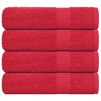 Toallas de Baño Vidaxl 4 Uds 100x150 Cm 100% Algodón
