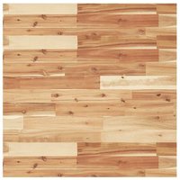 Tablero De Mesa Cuadrado Madera Maciza De Acacia 70x70x2 Cm