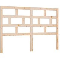 Cabecero De Cama Panel De Cabecera Madera Maciza De Pino 166x4x100 Cm Cfw635422