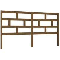 Cabecero de Cama de Madera Maciza de Pino, 206x4x100 cm, CFW470325