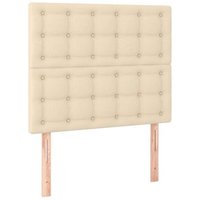 Pack 2 Uds Cabeceros Cama Panel de Tela 90x5x78/88 Cm Cfw465800