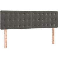 Pack 2 Cabeceros de Cama con Panel de Terciopelo 72x5x78/88 Cm Cfw829159