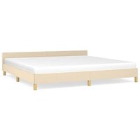 Cama Matrimonial con Cabecero de Tela 200x200 Cm