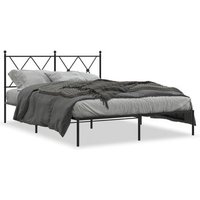 Cama Matrimonial Metálica con Cabecero 140x190 cm