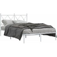 Cama Matrimonial de Metal con Cabecero 120x190 cm Cfw78770