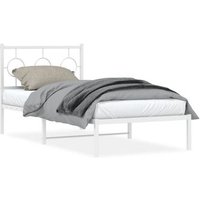 Estructura de Cama de Metal Individual 90x190 Cm