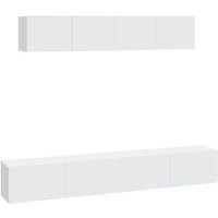 Mueble de Salón TV Armario Madera Contrachapada CFW789180