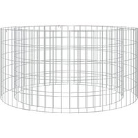 Brasero de Gaviones Ø100 cm Hierro Galvanizado